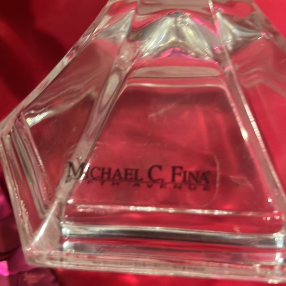 Two Michael C. Fina Fifth Avenue Hexagonal 24% Lead Crystal Candle holders - Picture 3 of 10